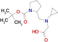 2-[(Carboxymethyl-cyclopropyl-amino)-methyl]-pyrrolidine-1-carboxylic acid tert-butyl ester