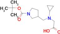 3-[(Carboxymethyl-cyclopropyl-amino)-methyl]-pyrrolidine-1-carboxylic acid tert-butyl ester