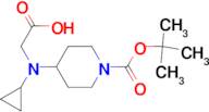 4-(Carboxymethyl-cyclopropyl-amino)-piperidine-1-carboxylic acid tert-butyl ester