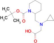 2-[(Carboxymethyl-cyclopropyl-amino)-methyl]-piperidine-1-carboxylic acid tert-butyl ester