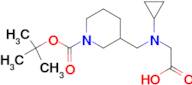 3-[(Carboxymethyl-cyclopropyl-amino)-methyl]-piperidine-1-carboxylic acid tert-butyl ester