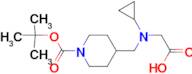 4-[(Carboxymethyl-cyclopropyl-amino)-methyl]-piperidine-1-carboxylic acid tert-butyl ester