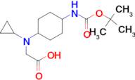 [(4-tert-Butoxycarbonylamino-cyclohexyl)-cyclopropyl-amino]-acetic acid