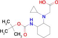 [(2-tert-Butoxycarbonylamino-cyclohexyl)-cyclopropyl-amino]-acetic acid