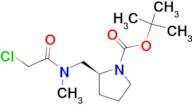 (S)-2-{[(2-Chloro-acetyl)-methyl-amino]-methyl}-pyrrolidine-1-carboxylic acid tert-butyl ester