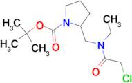 2-{[(2-Chloro-acetyl)-ethyl-amino]-methyl}-pyrrolidine-1-carboxylic acid tert-butyl ester