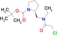 (S)-2-{[(2-Chloro-acetyl)-ethyl-amino]-methyl}-pyrrolidine-1-carboxylic acid tert-butyl ester