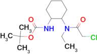 {2-[(2-Chloro-acetyl)-ethyl-amino]-cyclohexyl}-carbamic acid tert-butyl ester