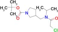 3-{[(2-Chloro-acetyl)-isopropyl-amino]-methyl}-pyrrolidine-1-carboxylic acid tert-butyl ester