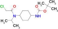 {4-[(2-Chloro-acetyl)-isopropyl-amino]-cyclohexyl}-carbamic acid tert-butyl ester