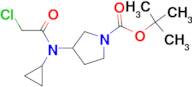 3-[(2-Chloro-acetyl)-cyclopropyl-amino]-pyrrolidine-1-carboxylic acid tert-butyl ester