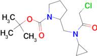 2-{[(2-Chloro-acetyl)-cyclopropyl-amino]-methyl}-pyrrolidine-1-carboxylic acid tert-butyl ester