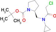 (S)-2-{[(2-Chloro-acetyl)-cyclopropyl-amino]-methyl}-pyrrolidine-1-carboxylic acid tert-butyl ester