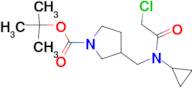 3-{[(2-Chloro-acetyl)-cyclopropyl-amino]-methyl}-pyrrolidine-1-carboxylic acid tert-butyl ester