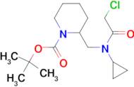 2-{[(2-Chloro-acetyl)-cyclopropyl-amino]-methyl}-piperidine-1-carboxylic acid tert-butyl ester