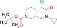 3-{[(2-Chloro-acetyl)-cyclopropyl-amino]-methyl}-piperidine-1-carboxylic acid tert-butyl ester