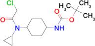 {4-[(2-Chloro-acetyl)-cyclopropyl-amino]-cyclohexyl}-carbamic acid tert-butyl ester