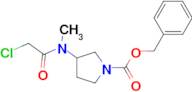 3-[(2-Chloro-acetyl)-methyl-amino]-pyrrolidine-1-carboxylic acid benzyl ester