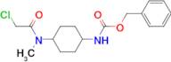 {4-[(2-Chloro-acetyl)-methyl-amino]-cyclohexyl}-carbamic acid benzyl ester