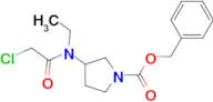 3-[(2-Chloro-acetyl)-ethyl-amino]-pyrrolidine-1-carboxylic acid benzyl ester