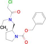 (S)-2-{[(2-Chloro-acetyl)-ethyl-amino]-methyl}-pyrrolidine-1-carboxylic acid benzyl ester