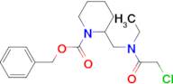 2-{[(2-Chloro-acetyl)-ethyl-amino]-methyl}-piperidine-1-carboxylic acid benzyl ester