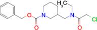 3-{[(2-Chloro-acetyl)-ethyl-amino]-methyl}-piperidine-1-carboxylic acid benzyl ester