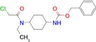 {4-[(2-Chloro-acetyl)-ethyl-amino]-cyclohexyl}-carbamic acid benzyl ester