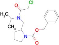 2-{[(2-Chloro-acetyl)-isopropyl-amino]-methyl}-pyrrolidine-1-carboxylic acid benzyl ester