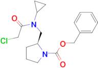 (S)-2-{[(2-Chloro-acetyl)-cyclopropyl-amino]-methyl}-pyrrolidine-1-carboxylic acid benzyl ester