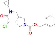 3-{[(2-Chloro-acetyl)-cyclopropyl-amino]-methyl}-pyrrolidine-1-carboxylic acid benzyl ester