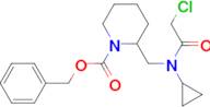 2-{[(2-Chloro-acetyl)-cyclopropyl-amino]-methyl}-piperidine-1-carboxylic acid benzyl ester