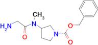 3-[(2-Amino-acetyl)-methyl-amino]-pyrrolidine-1-carboxylic acid benzyl ester