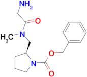 (S)-2-{[(2-Amino-acetyl)-methyl-amino]-methyl}-pyrrolidine-1-carboxylic acid benzyl ester