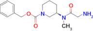 (R)-3-[(2-Amino-acetyl)-methyl-amino]-piperidine-1-carboxylic acid benzyl ester