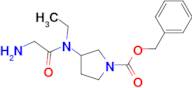 3-[(2-Amino-acetyl)-ethyl-amino]-pyrrolidine-1-carboxylic acid benzyl ester