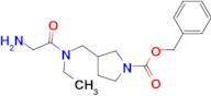 3-{[(2-Amino-acetyl)-ethyl-amino]-methyl}-pyrrolidine-1-carboxylic acid benzyl ester