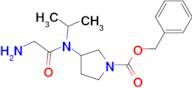 3-[(2-Amino-acetyl)-isopropyl-amino]-pyrrolidine-1-carboxylic acid benzyl ester