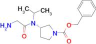 (S)-3-[(2-Amino-acetyl)-isopropyl-amino]-pyrrolidine-1-carboxylic acid benzyl ester