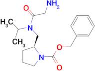 (S)-2-{[(2-Amino-acetyl)-isopropyl-amino]-methyl}-pyrrolidine-1-carboxylic acid benzyl ester