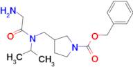 3-{[(2-Amino-acetyl)-isopropyl-amino]-methyl}-pyrrolidine-1-carboxylic acid benzyl ester