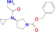 (R)-3-[(2-Amino-acetyl)-cyclopropyl-amino]-pyrrolidine-1-carboxylic acid benzyl ester