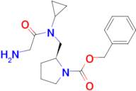 (S)-2-{[(2-Amino-acetyl)-cyclopropyl-amino]-methyl}-pyrrolidine-1-carboxylic acid benzyl ester