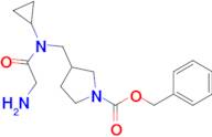 3-{[(2-Amino-acetyl)-cyclopropyl-amino]-methyl}-pyrrolidine-1-carboxylic acid benzyl ester