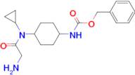 {4-[(2-Amino-acetyl)-cyclopropyl-amino]-cyclohexyl}-carbamic acid benzyl ester