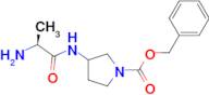 3-((S)-2-Amino-propionylamino)-pyrrolidine-1-carboxylic acid benzyl ester