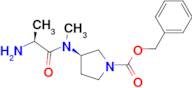 (R)-3-[((S)-2-Amino-propionyl)-methyl-amino]-pyrrolidine-1-carboxylic acid benzyl ester