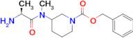 3-[((S)-2-Amino-propionyl)-methyl-amino]-piperidine-1-carboxylic acid benzyl ester