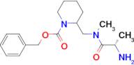 2-{[((S)-2-Amino-propionyl)-methyl-amino]-methyl}-piperidine-1-carboxylic acid benzyl ester