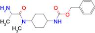 {4-[((S)-2-Amino-propionyl)-methyl-amino]-cyclohexyl}-carbamic acid benzyl ester